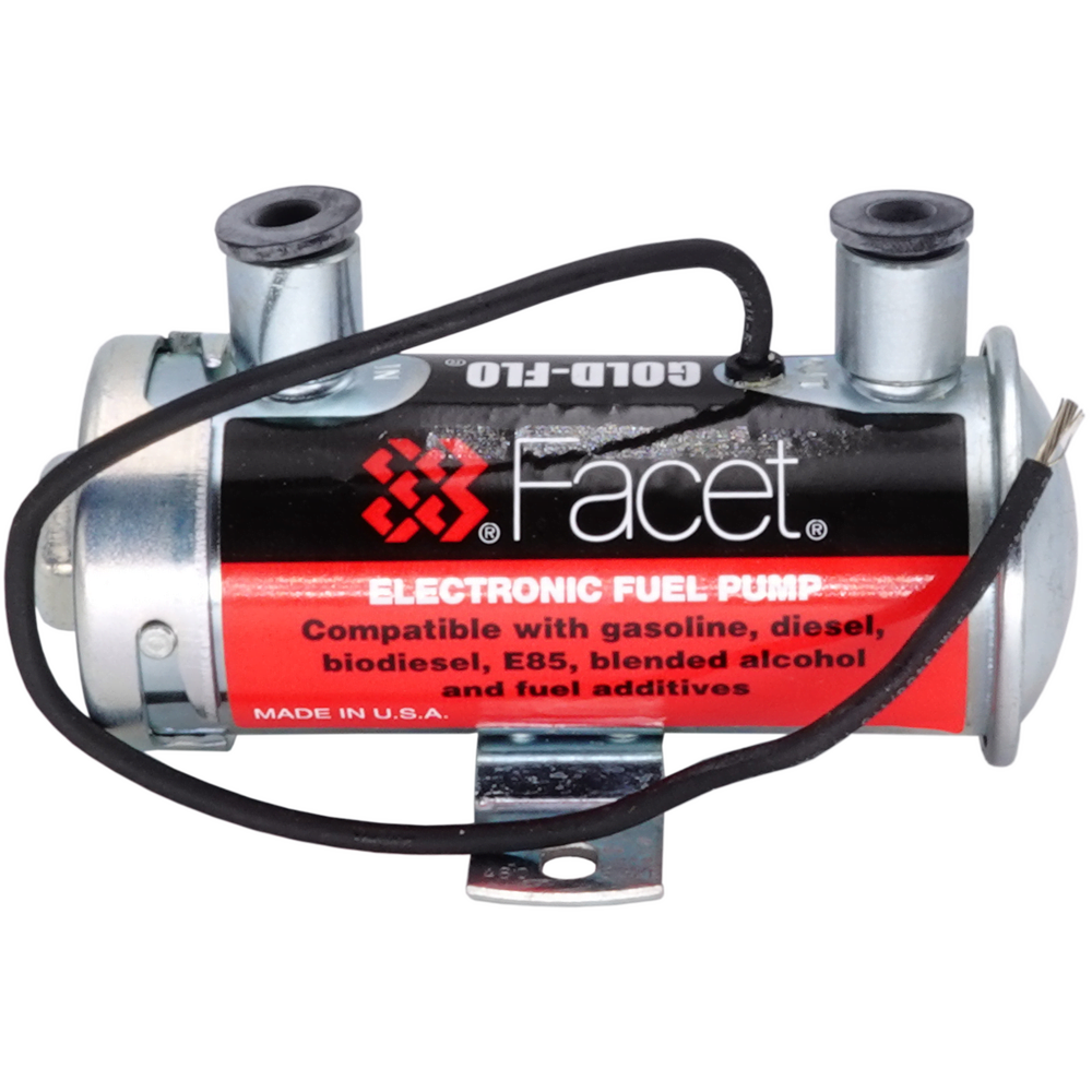 Facet 480532 Solid State Electronic Fuel Pump (Cylindrical 12V)-17284